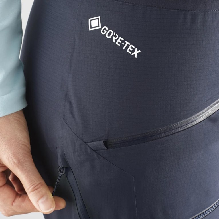 Pantalones De Esquí Salomon Outpeak GTX 3L Mujer Azul Marino | MX FNSZ521